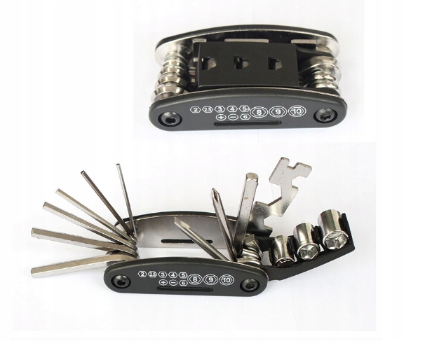 KLUCZE ROWEROWE ZESTAW 16w1 DO ROWERU INBUS ROWER Marka PRONETT