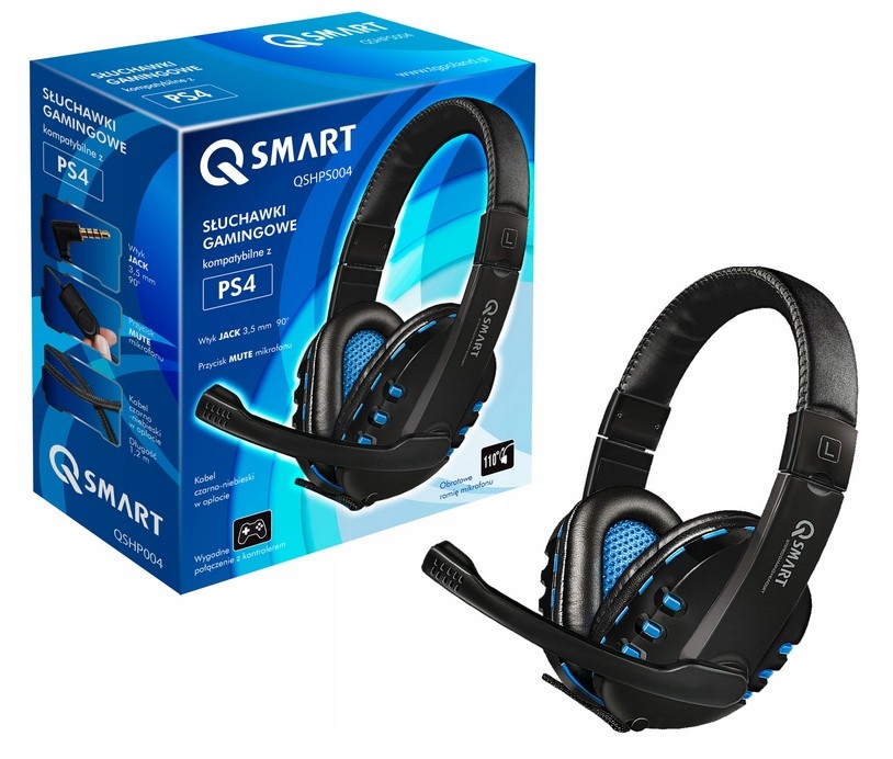 

Qsmart Słuchawki gamingowe do PS4 | PS4 Pro |