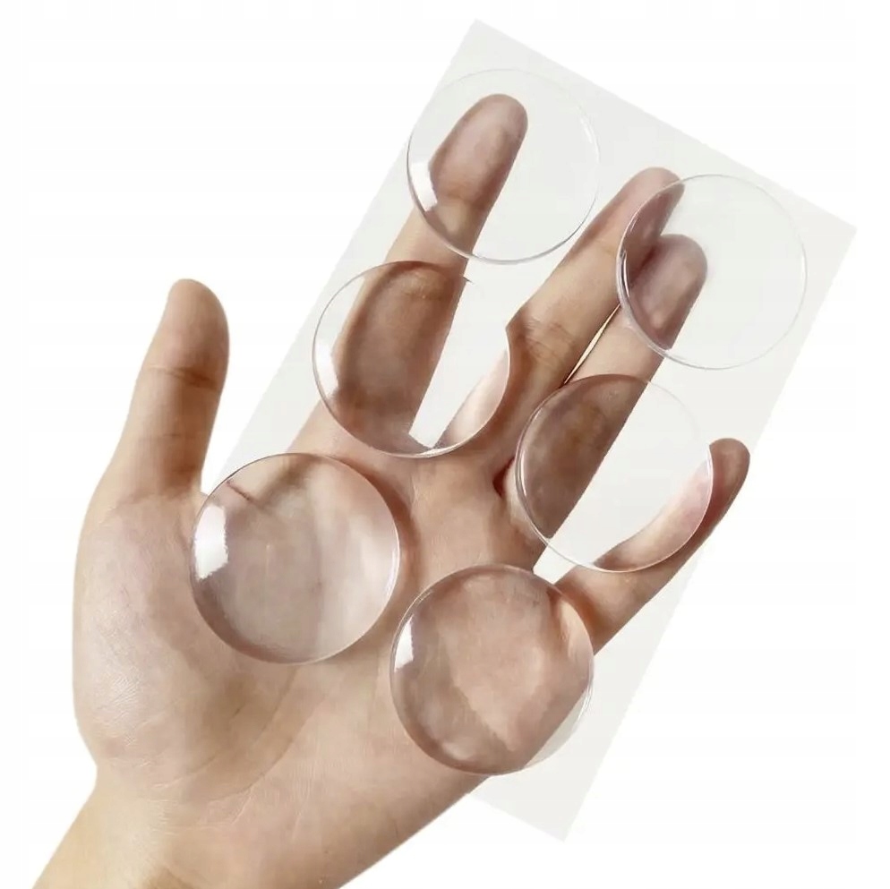 ODBOJNIK Do DRZWI Odbój Stoper SAMOPRZYLEPNY OGRANICZNIK Transparentny 6x Kod producenta 23016