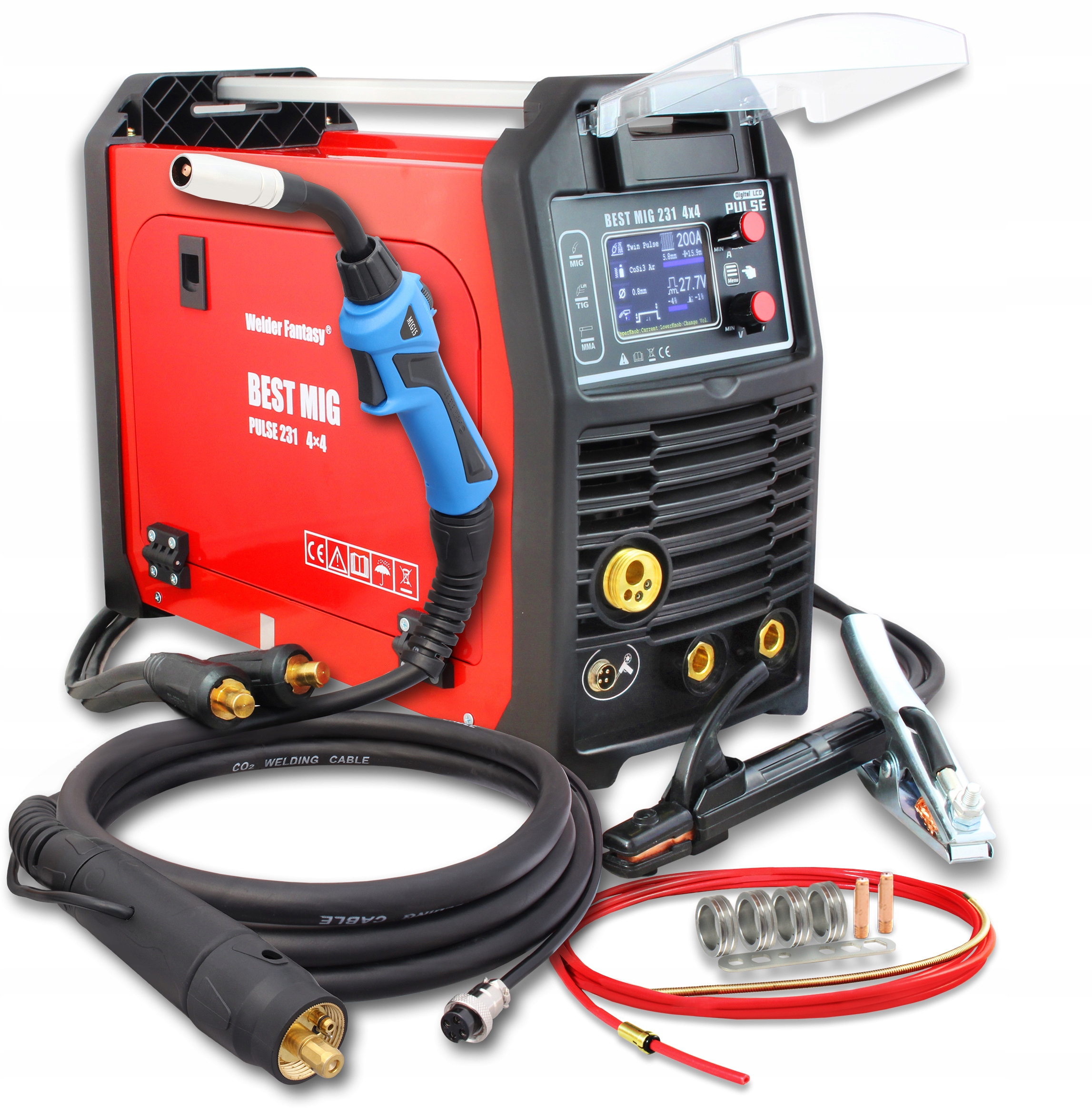 WELDER FANTASY PÓŁAUTOMAT SPAWALNICZY MIGOMAT BEST MIG 231 MIG MAG PULS