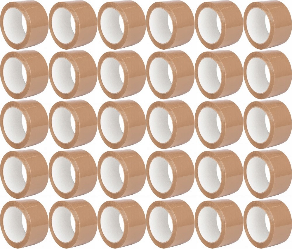 TAŚMA PAKOWA KLEJĄCA BRĄZOWA AKRYL 48mmx100m x 48