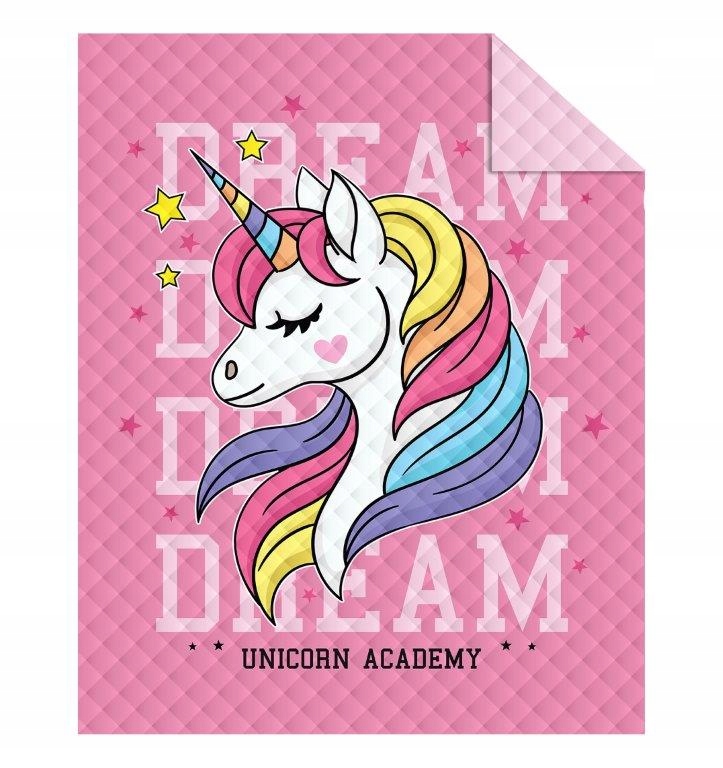 Dětská přikrývka pro mládež 170x210 Jednorožec unicorn 091
