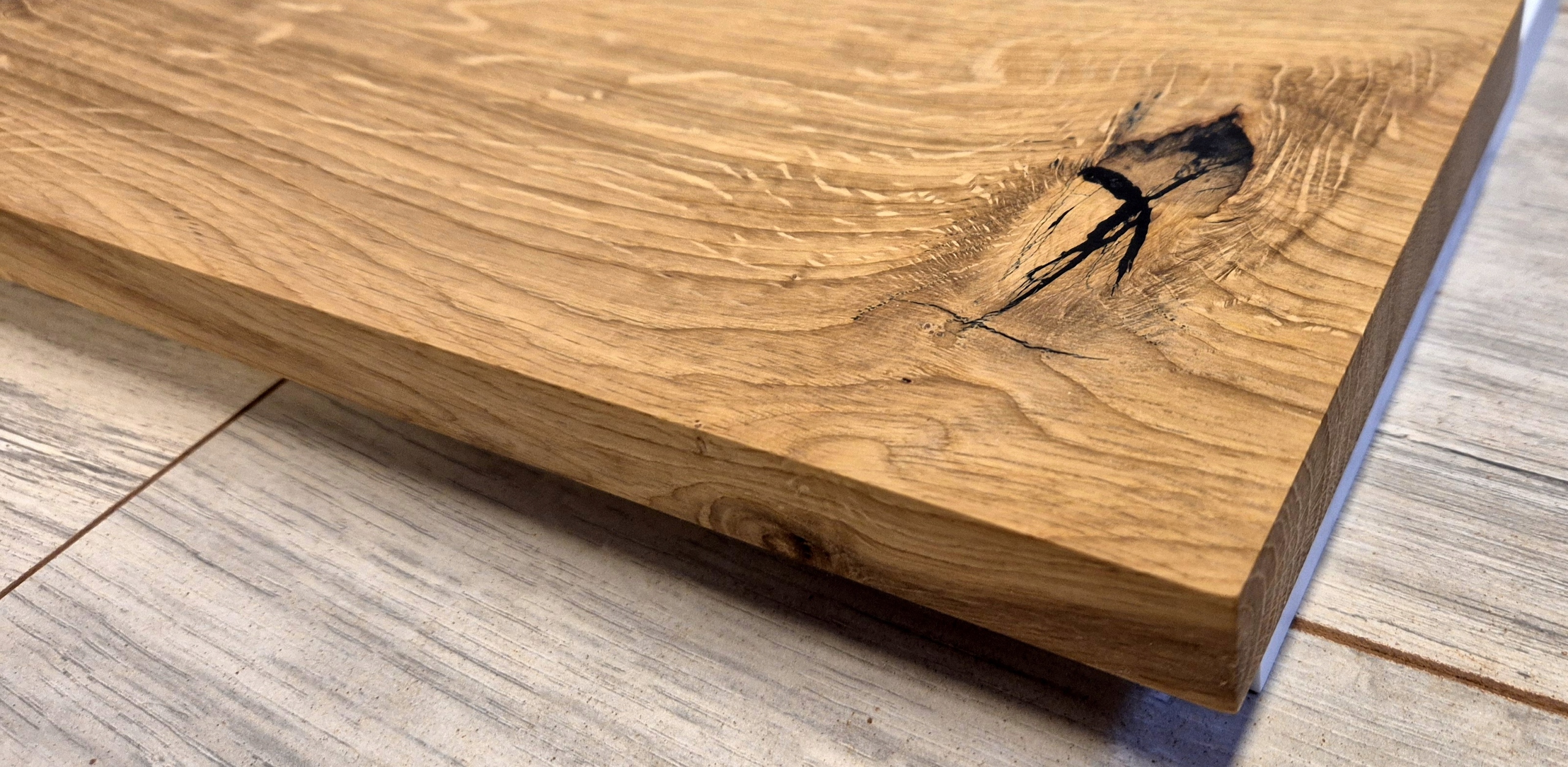 Parapety drewniane dębowe Dąb Rustykalny