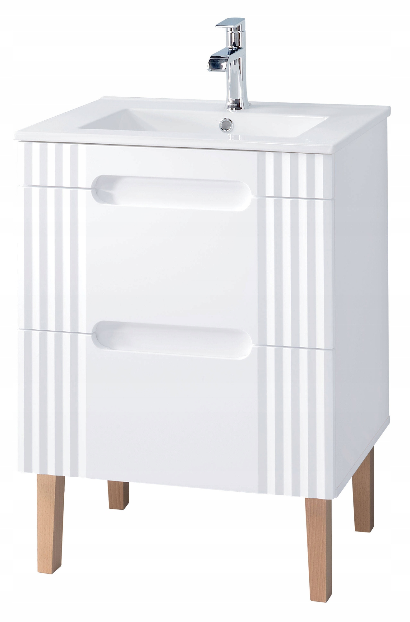 Szafka z umywalką 60 cm Fiji White