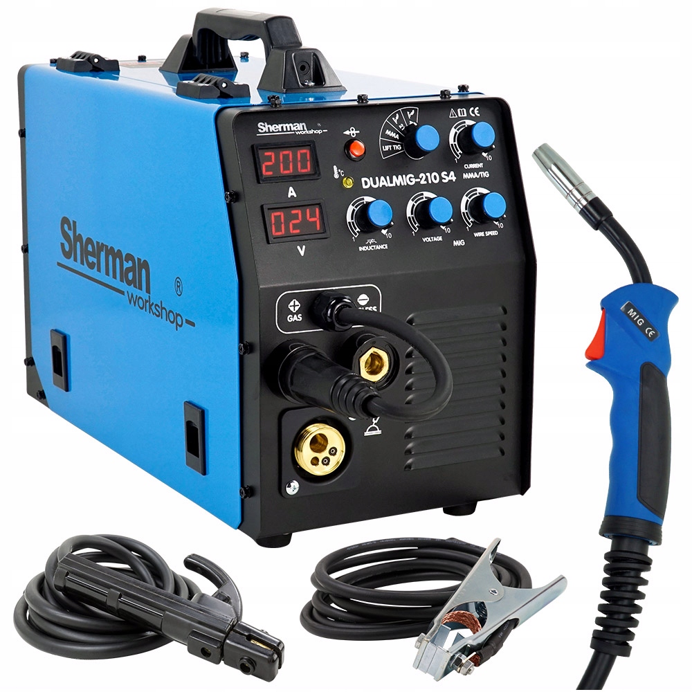 Spawarka inwertorowa MIG 210 3w1 MIGOMAT 200A MMA