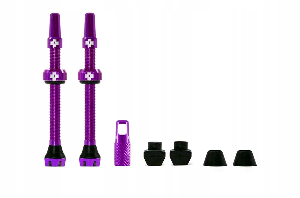 Ventily Muc-Off Tubeless Valve sada 60 mm fialová
