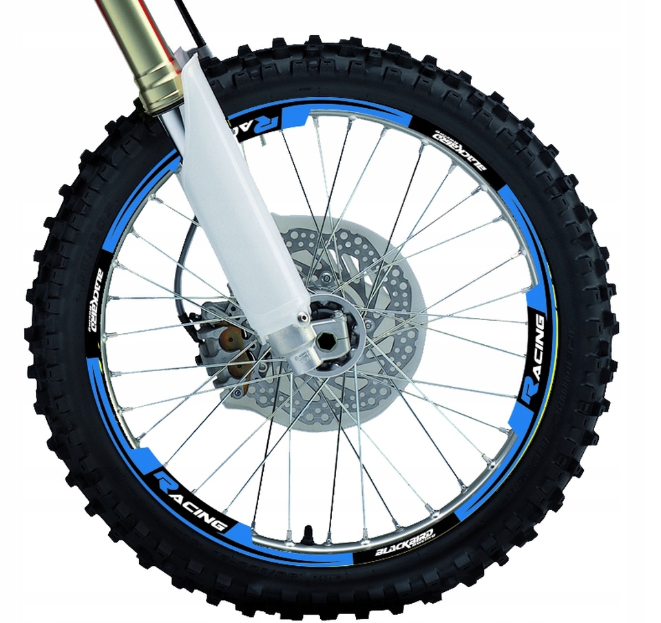 E5088/70 - BLACKBIRD НАКЛЕЙКИ ДЛЯ ОБОДА СИНІЙ FLUO RACING