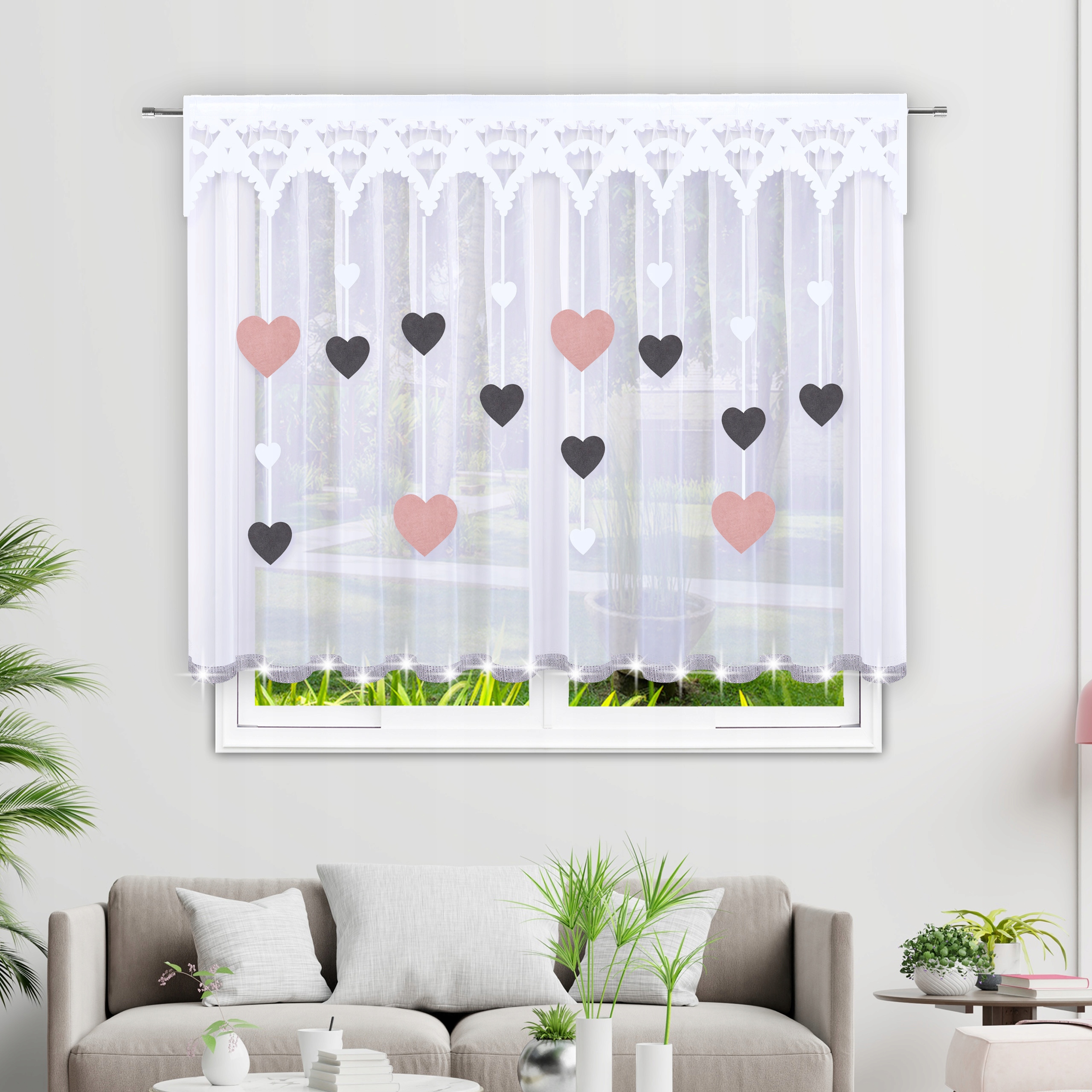 FIRANA Z PANELEM W SERCA I CYRKONIAMI GLAMOUR Marka inna