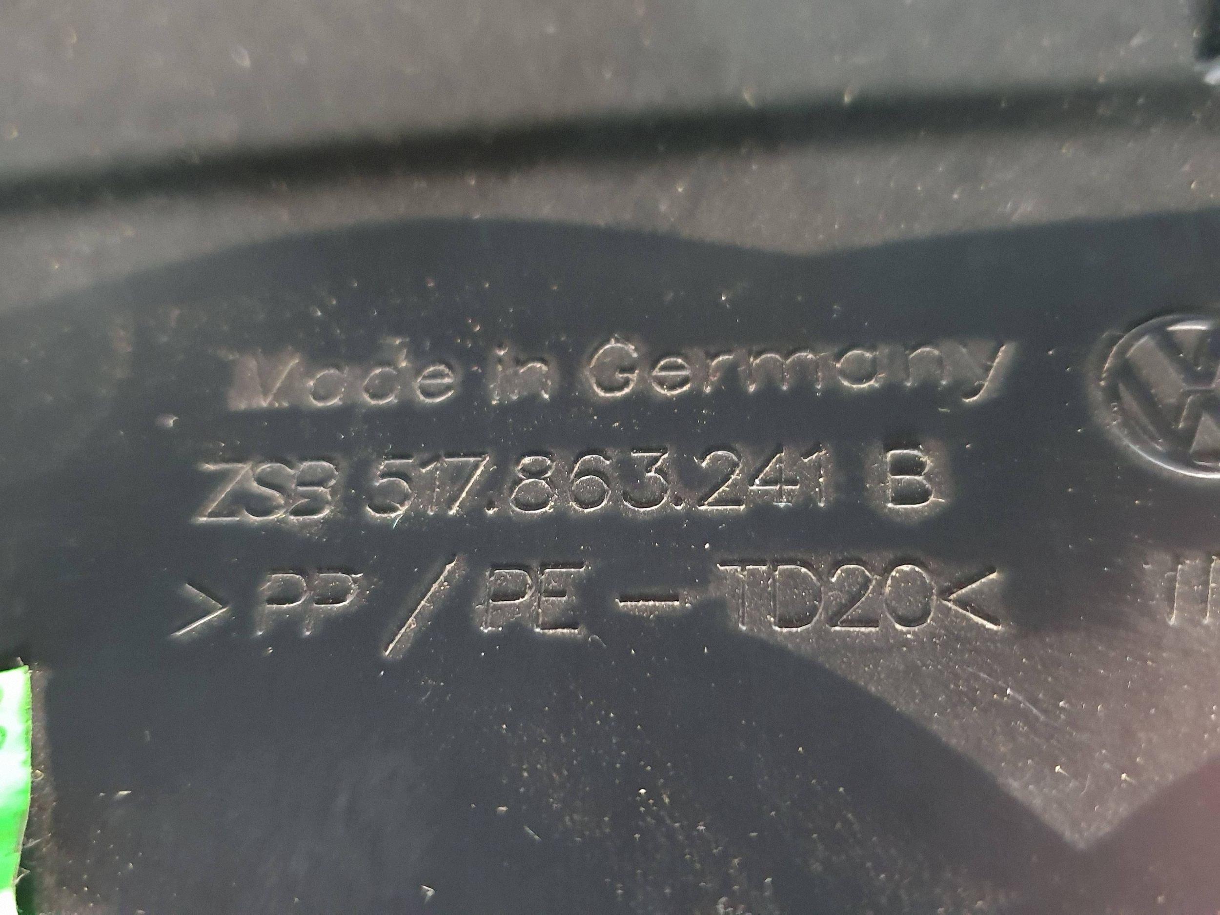 TUNEL armrest control panel 517863241B GOLF VII SPORTSVAN