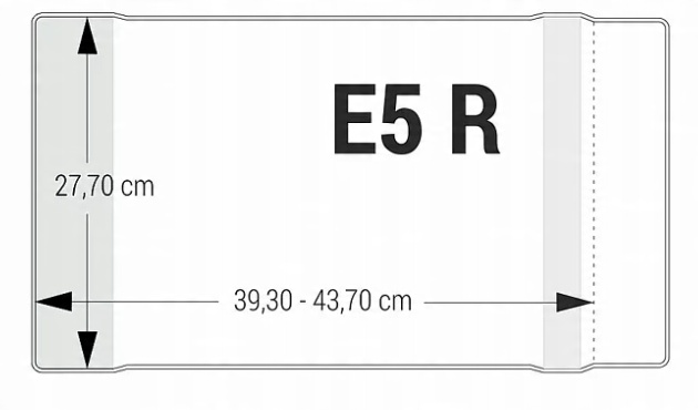 

Okładka na książkę E5 regulowana 27,7x39,3 Biurfol