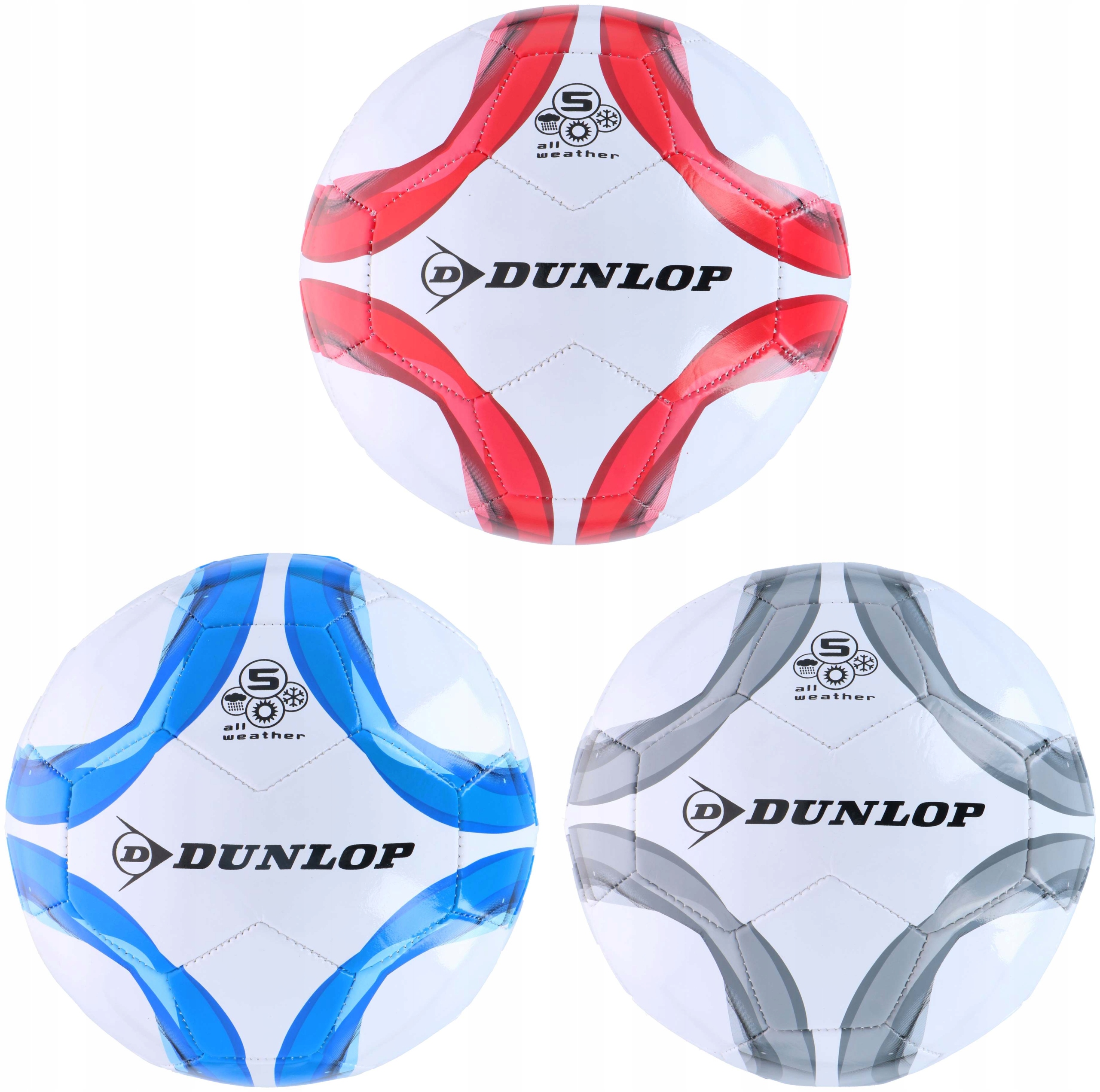 

Dunlop Piłka Nożna rozm. 5 32-panelowa, waga 380 g
