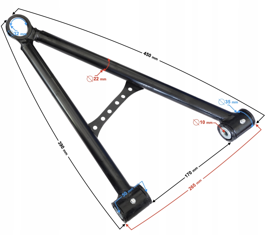 Rameno Přední Pravé Spodní Hisun Tactic 550 Martinelli