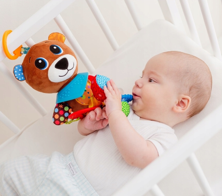 BALIBAZOO ZAWIESZKA ZABAWKA DO WÓZKA MIŚ BOGUŚ 0M+ Wiek dziecka 0 +