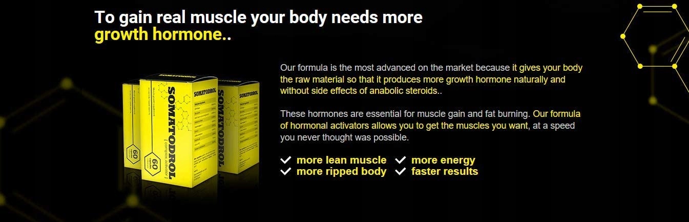 ORIGINAL THE STRONGEST SOMATODROL 60 caps MUSCLE MASS INCREASE IRIDIUM Manufacturer code no