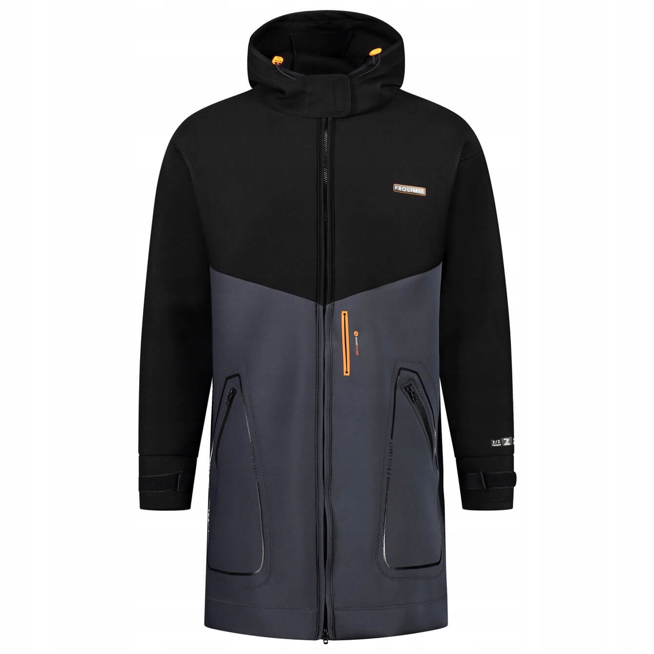 Неопреновое пальто Prolimit Black / Orange-L