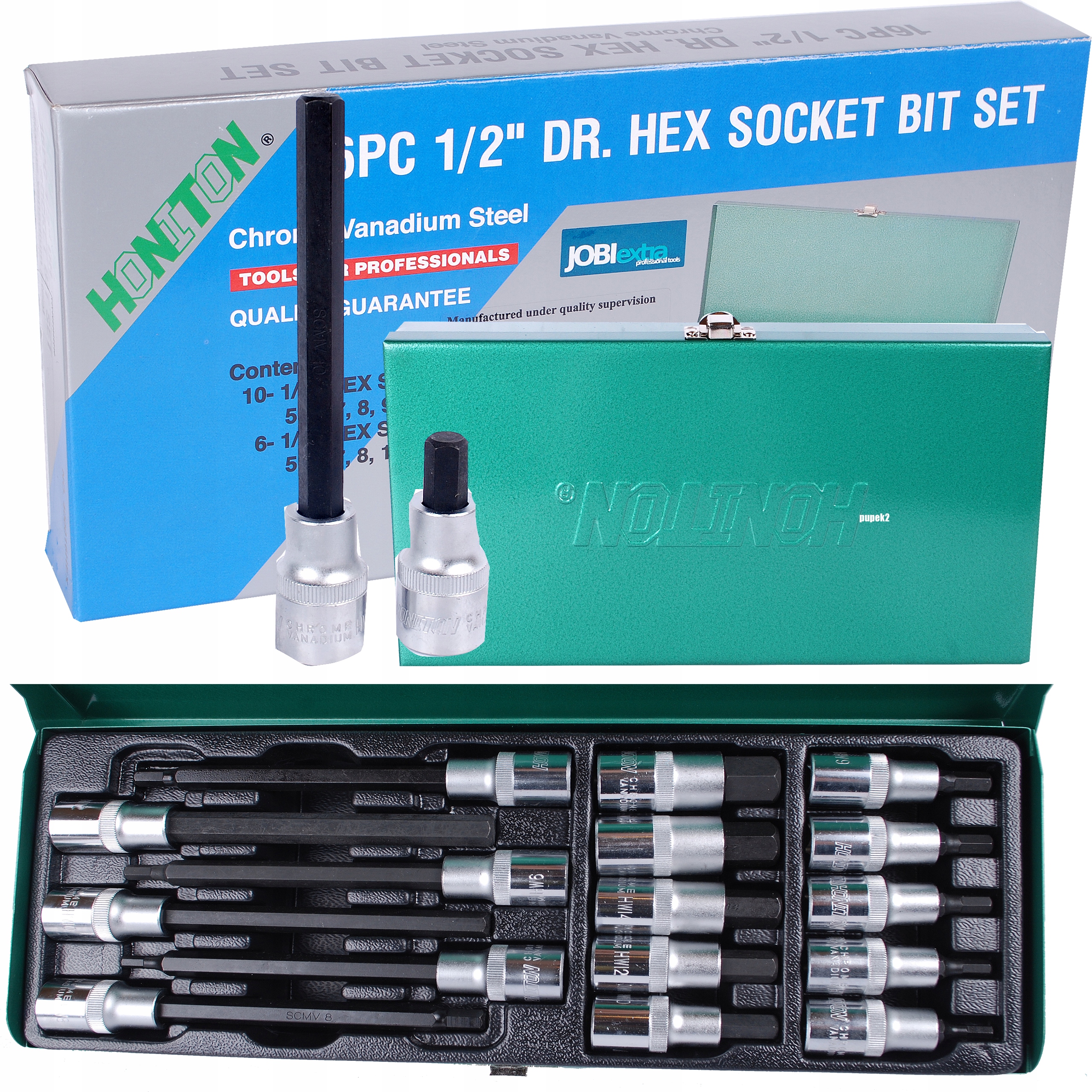 

Honiton H0016 Klucze imbusowe ampulowe nasadki 1/2