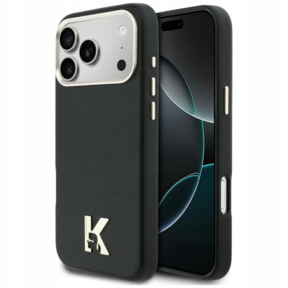 Pouzdro Karl Lagerfeld Karl Head Logo MagSafe pro iPhone 17 Pro Max černé
