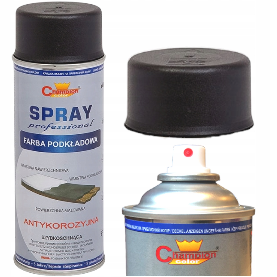

Farba podkładowa spray antykorozyjny 400 ml czarny