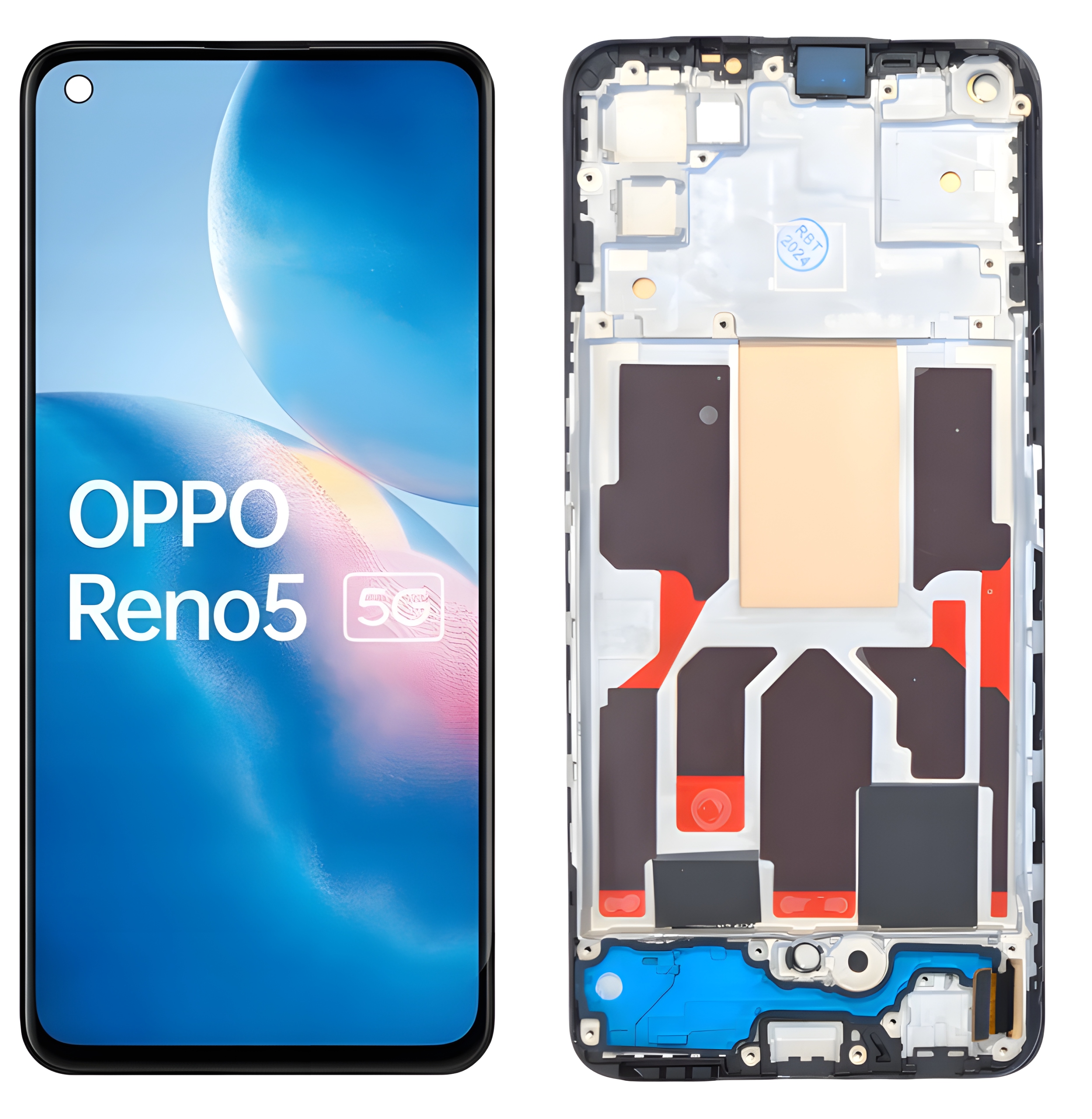 Displej pro Oppo Reno5 5G LCD displej Incell Rámeček PEGM00 PEGT00 CPH2145