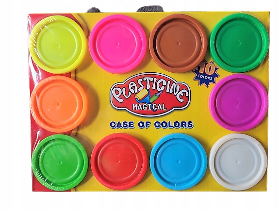 MASA PLASTYCZNA ZESTAW UZUPEŁNIAJĄCY 10 KOLORÓW