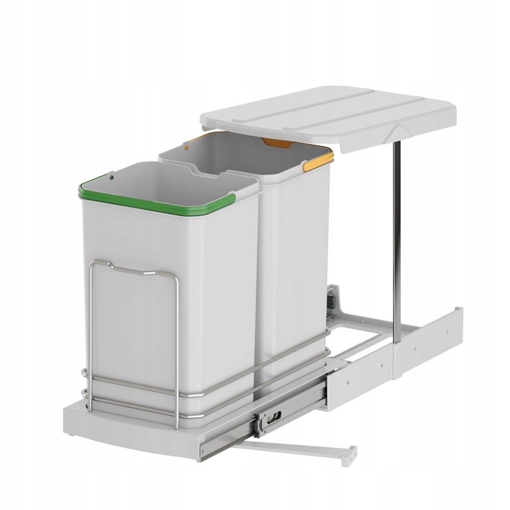 Kôš na odpadky dvojitý 12L 12L, Starax S-2392-G