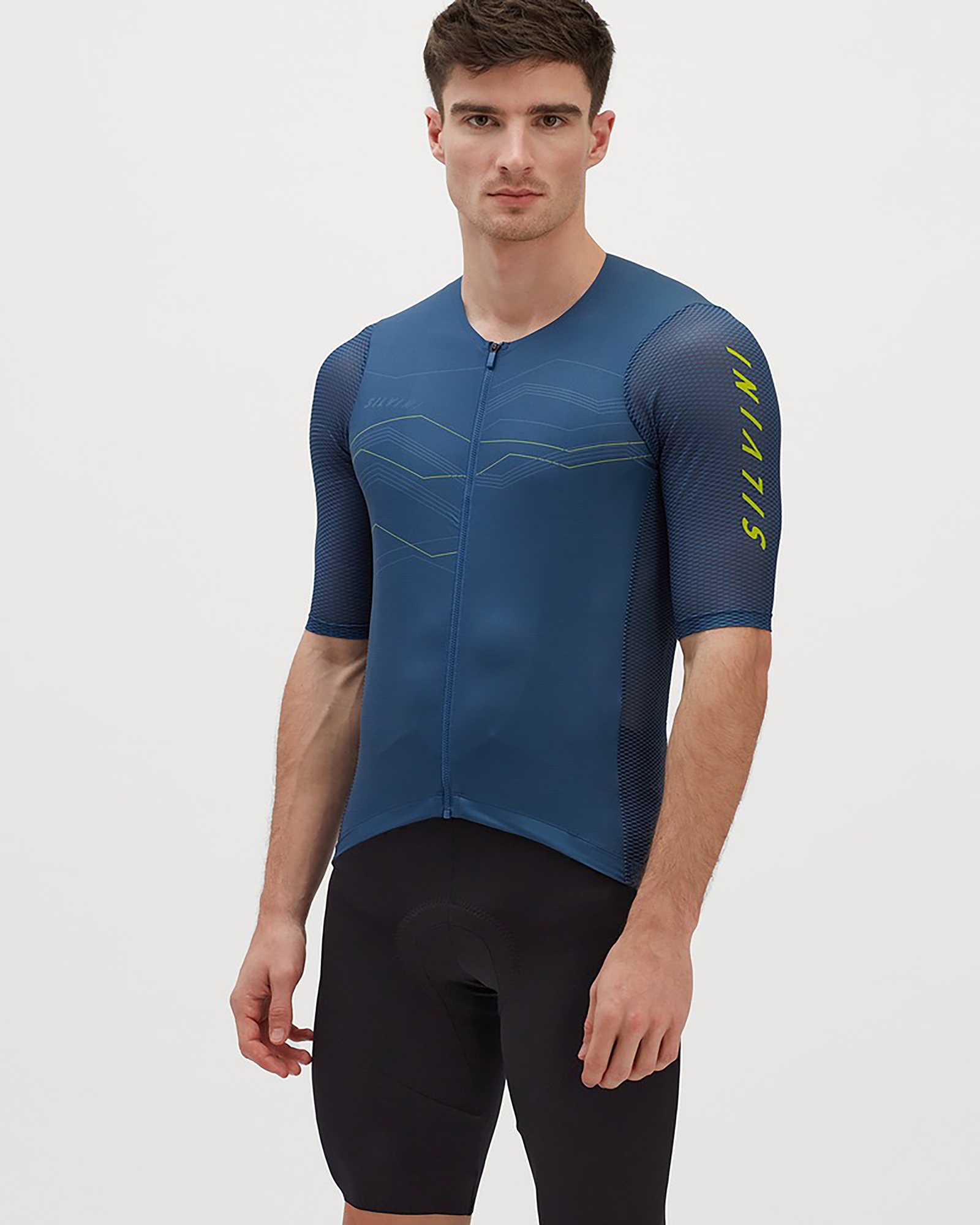 Koszulka rowerowa męska Silvini Jersey Legno M