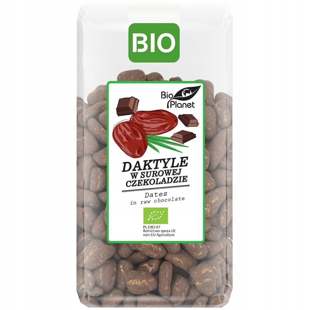 Datle V Raw Čokoládě Bio 250 g Bio Planet