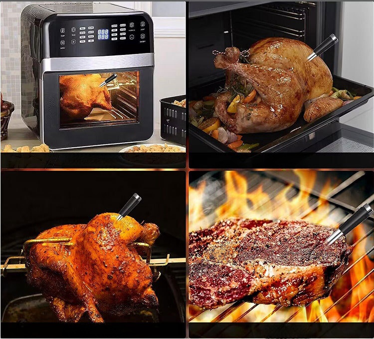 BEZPRZEWODOWY TERMOMETR MIĘSA APLIKACJA BLUETOOTH DO GRILLA Marka bez marki