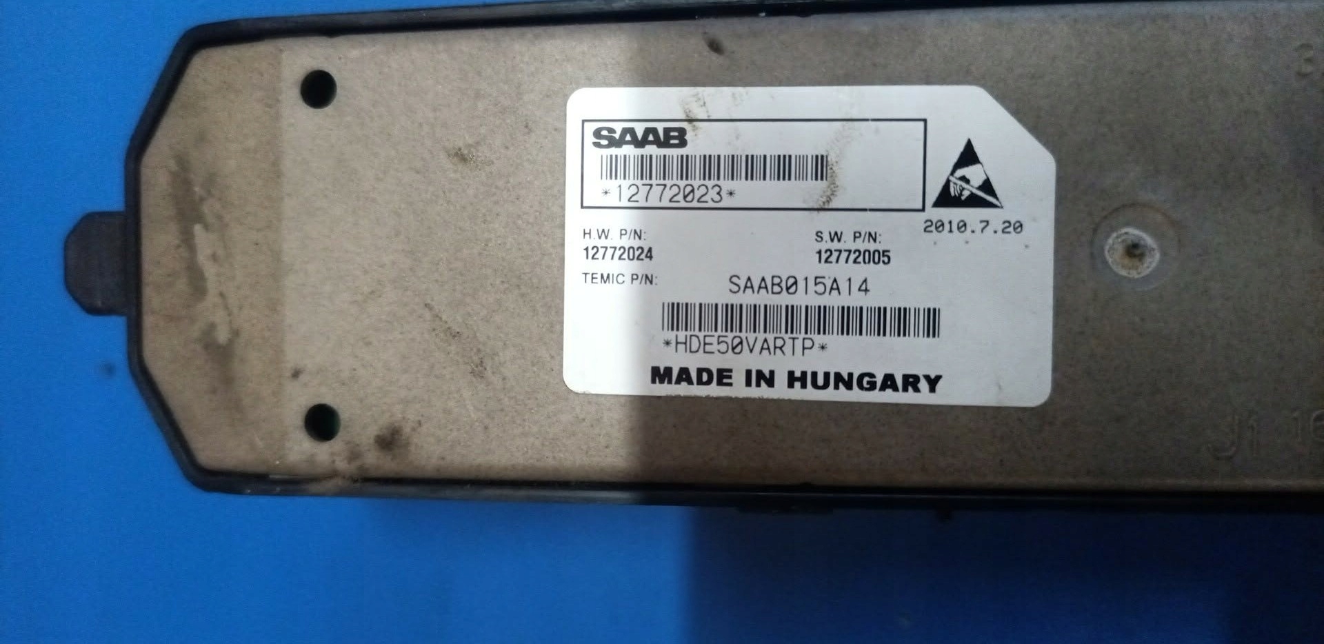 Saab 9-3 93 02-07r. window control switch left front front 12772023 driver´s