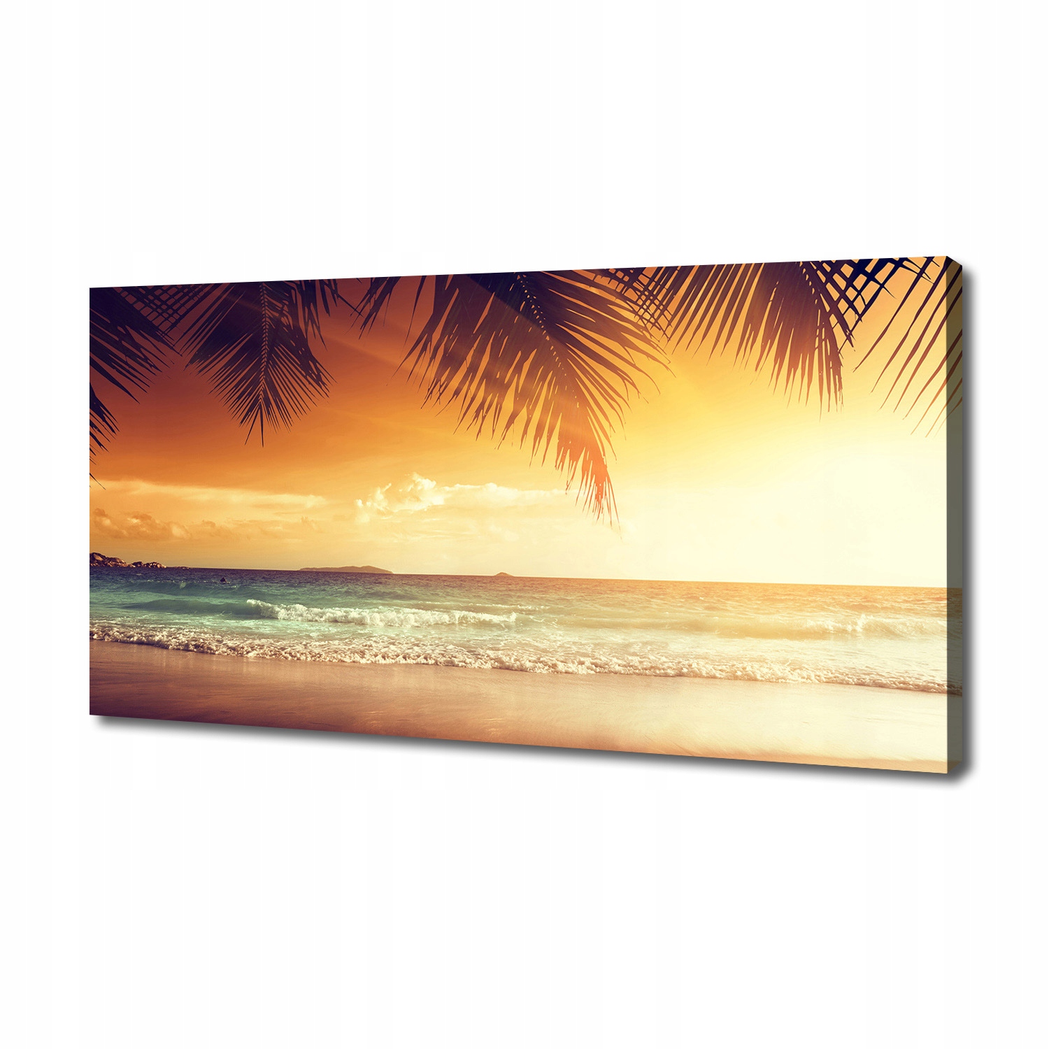 

Foto obraz na płótnie Tropikalna plaża 140x70 cm