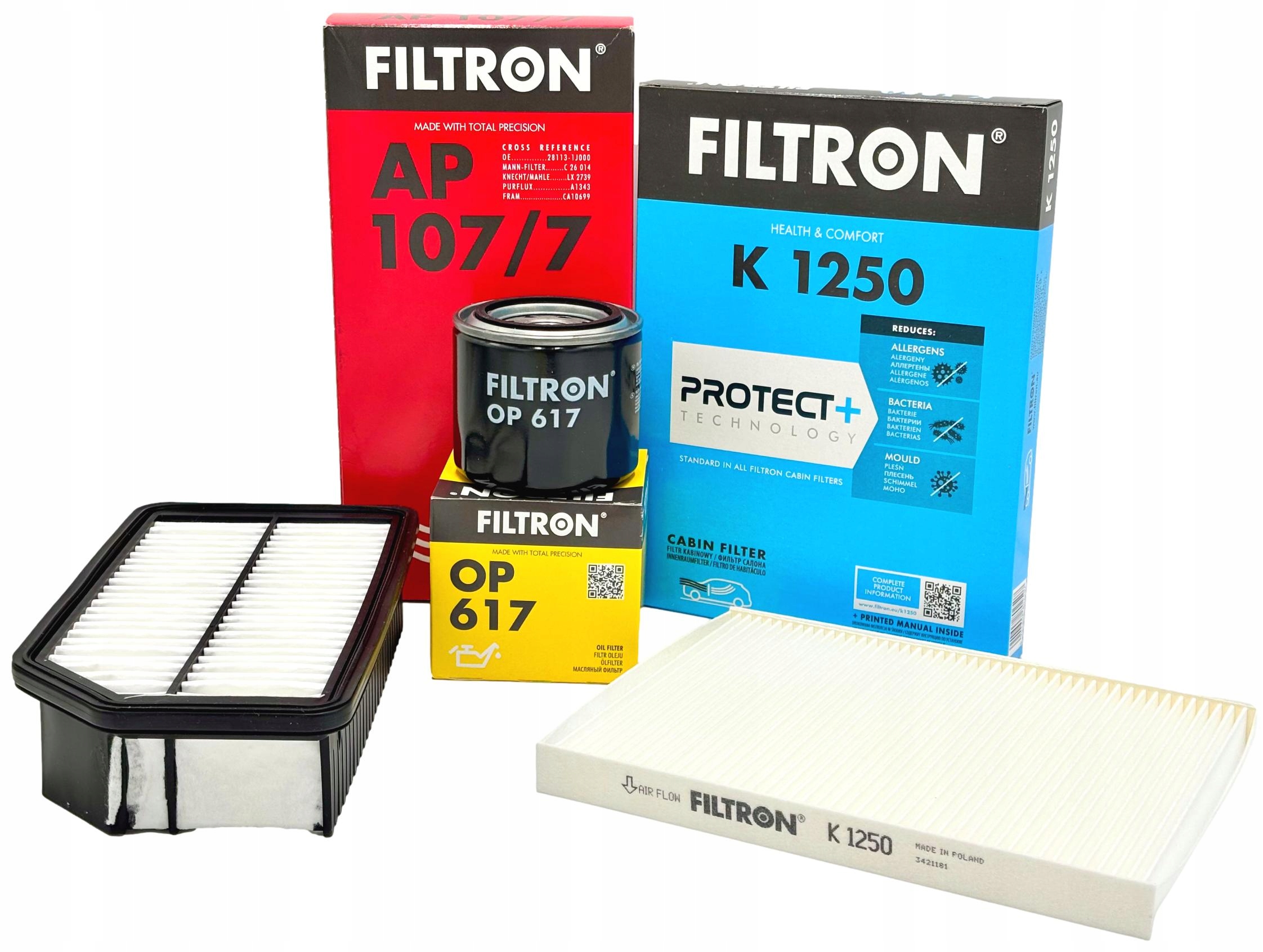 HYUNDAI IX20 10- 1.4 1.6 FILTRY ZESTAW KOMPLET