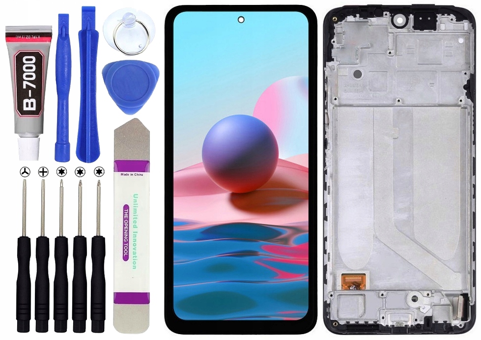 Displej Xiaomi Redmi Note 10/10S Oled LCD displej Rámeček