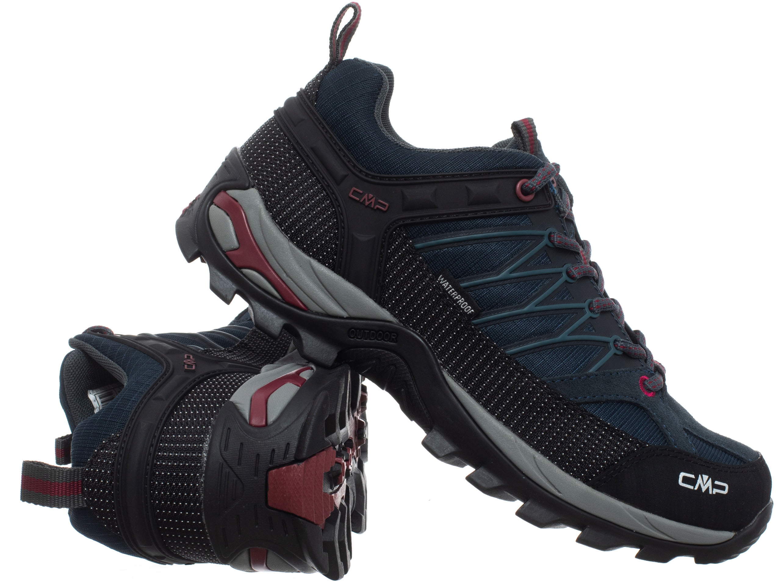 Cmp Unisex Trekkingové Boty 3Q54457-62BN černé horské pohodlné nízké