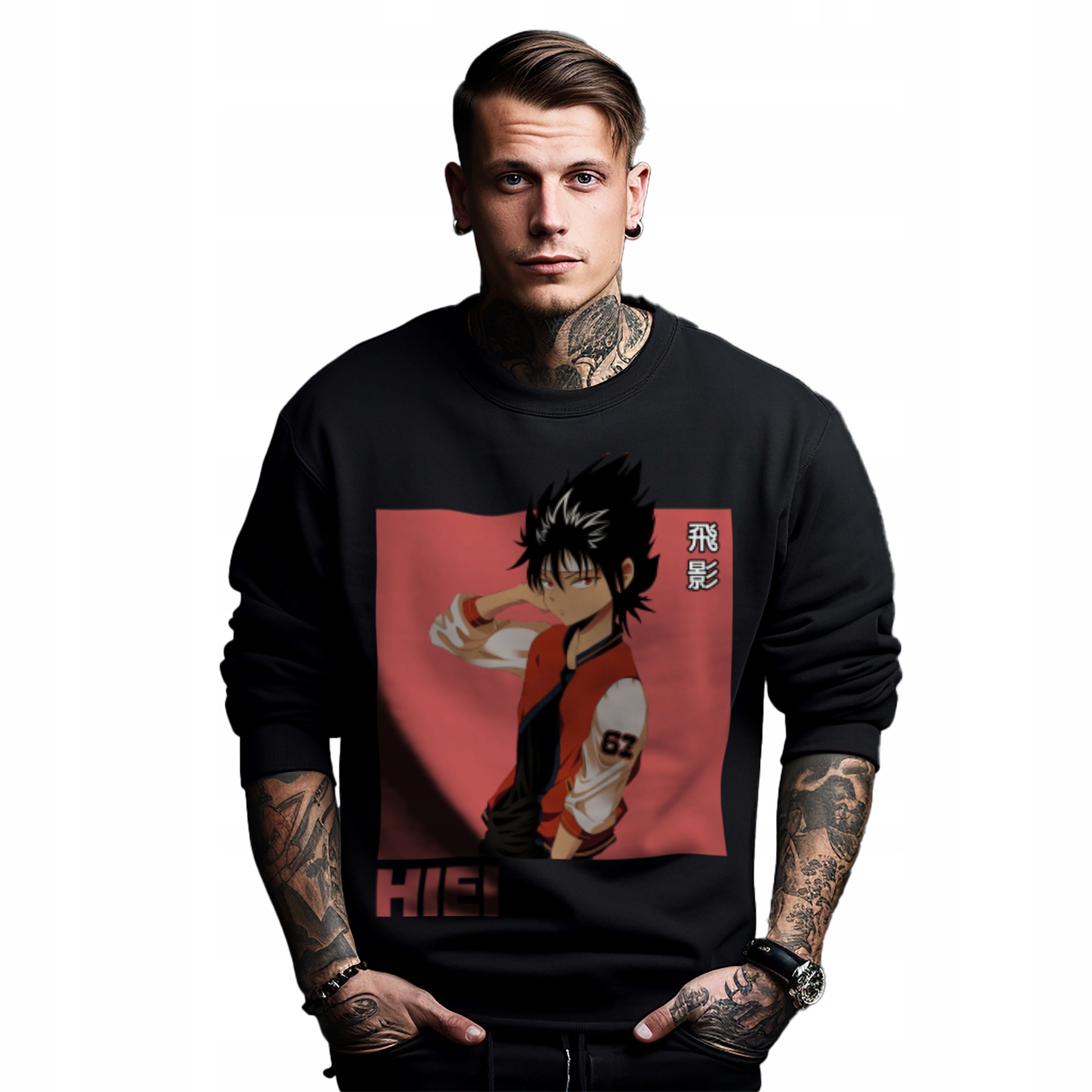 Mikina s potiskem Anime Hiei