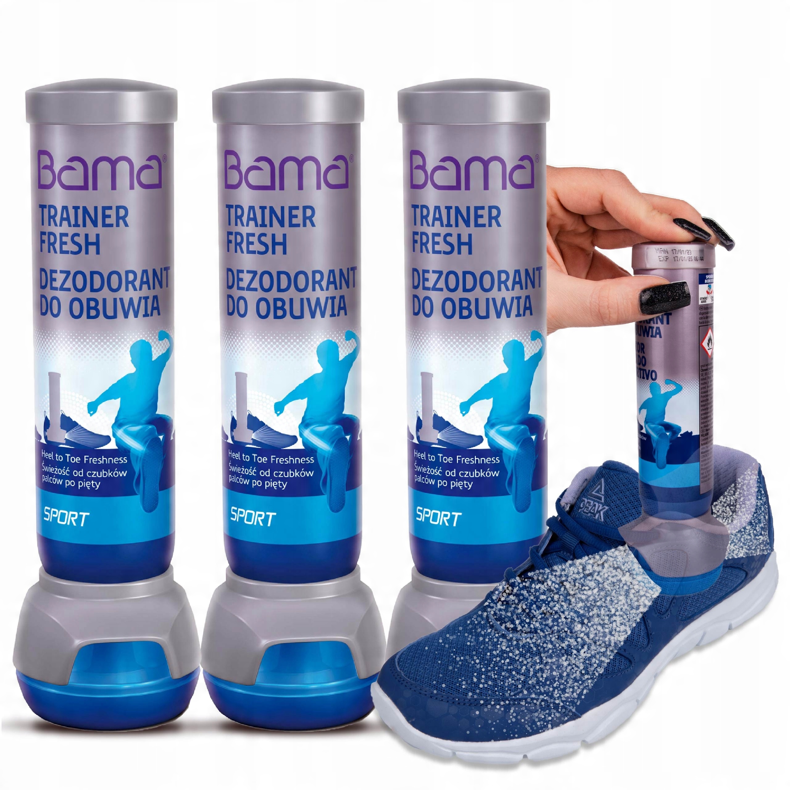 

Bama Dezodorant do butów Trainer Fresh 3x 100 ml