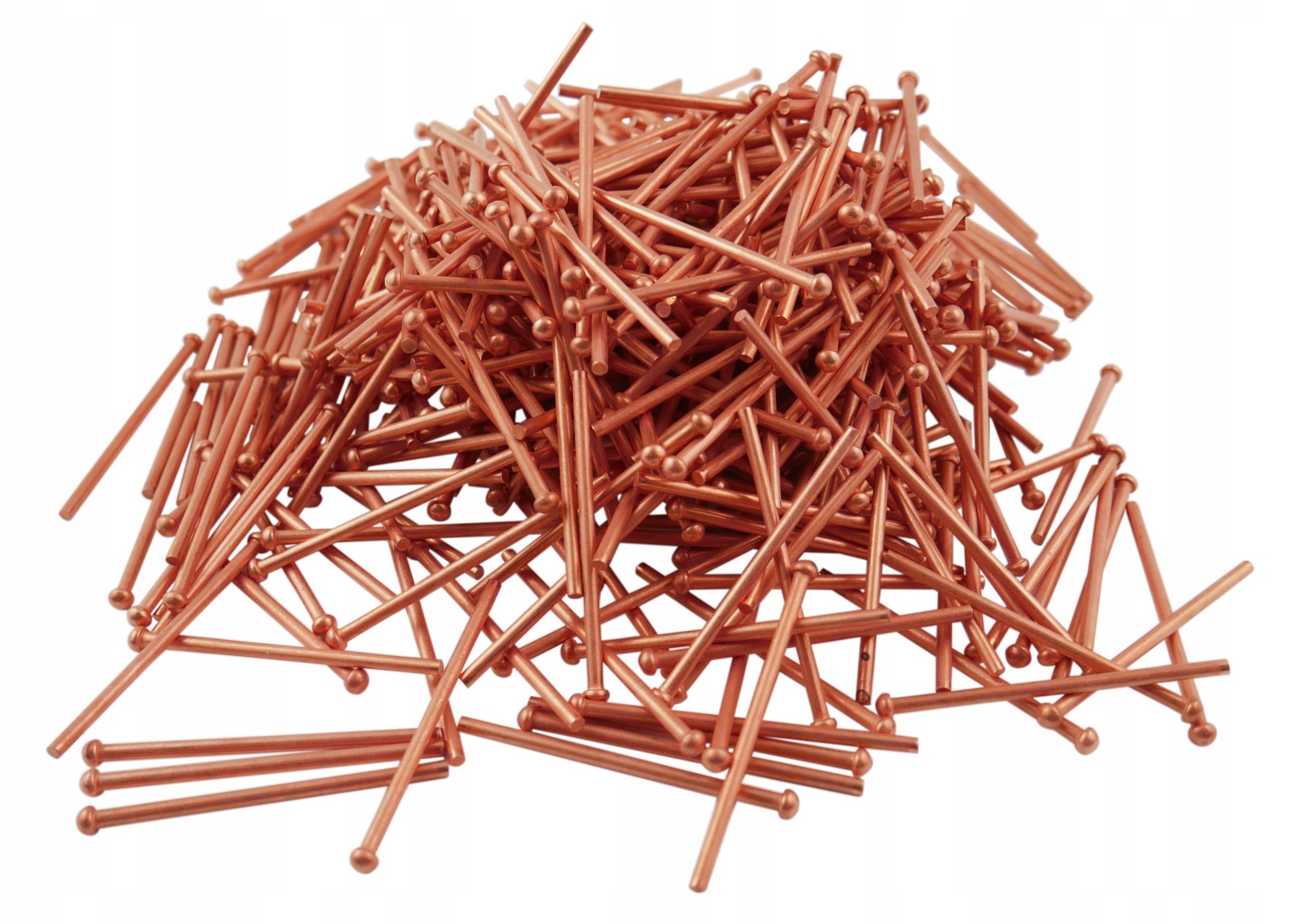 Nity miedziowane 500szt 2 5x50m Gwozdzie miedziane Producent code Gwozdzie spotter miedziowane 2 5m 500szt