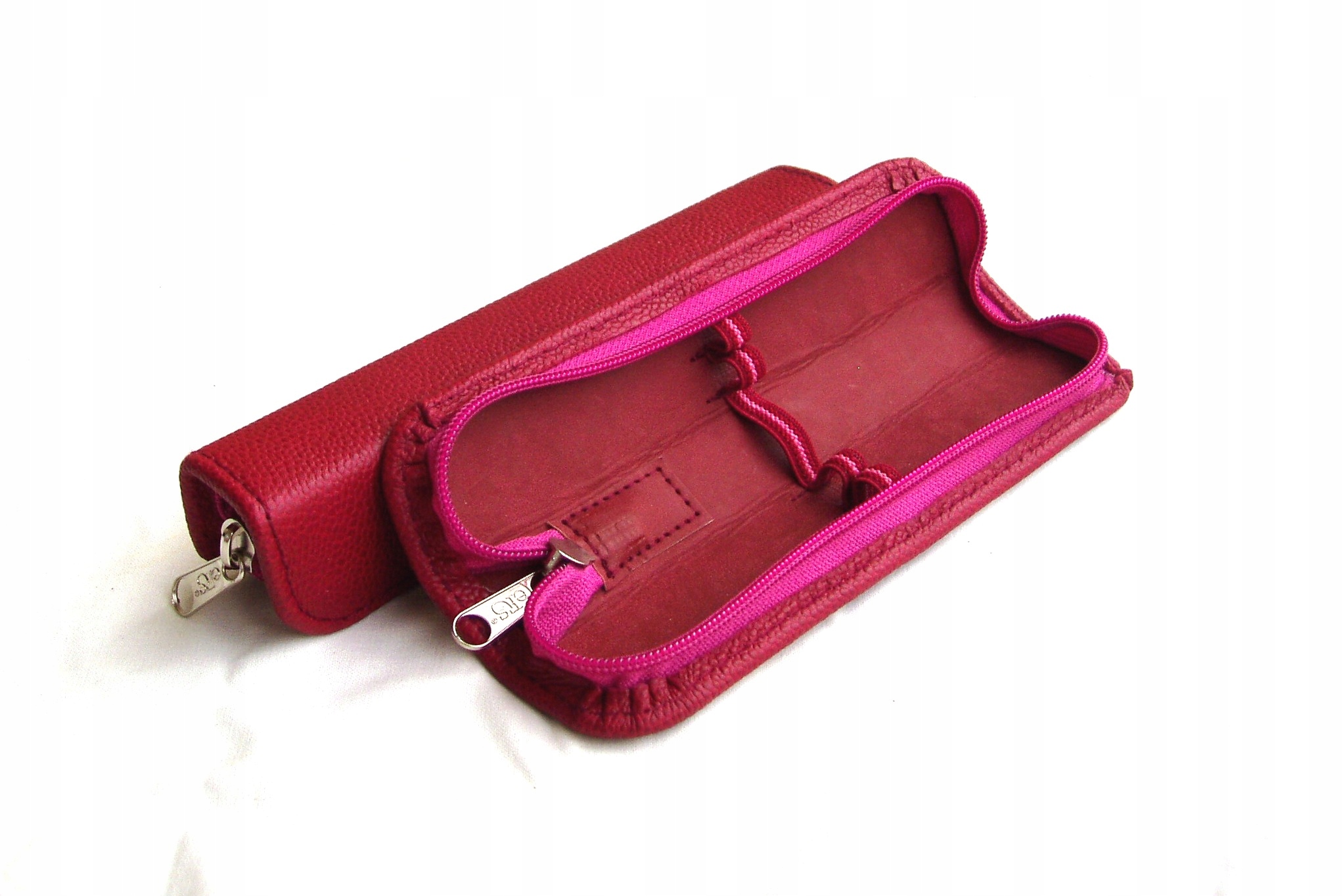 PIÓRNIK ETUI NA DŁUGOPISY PIÓRA (SK1) SKÓRA BORDO