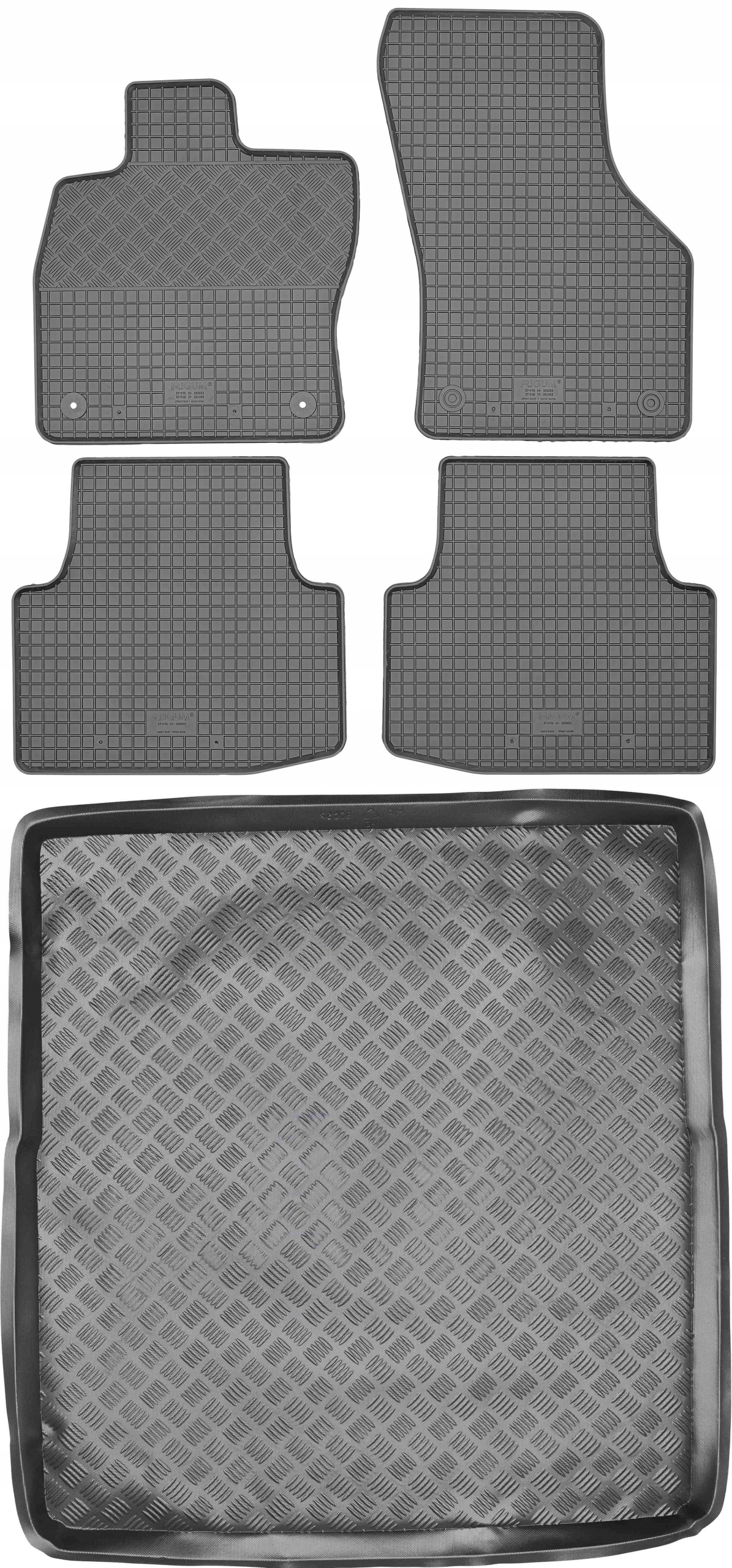 Vw Passat B8 Kombi 2014- Sada Gumové rohože rohož