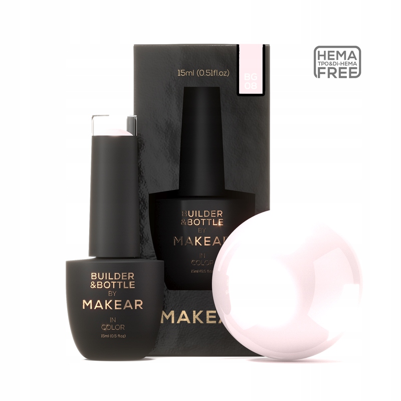 Gel v lahvičce Makear Builder&Bottle BG08