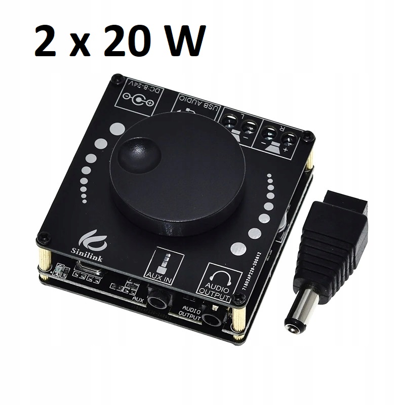 Wzmacniacz Bluetooth BT Stereo 2x20