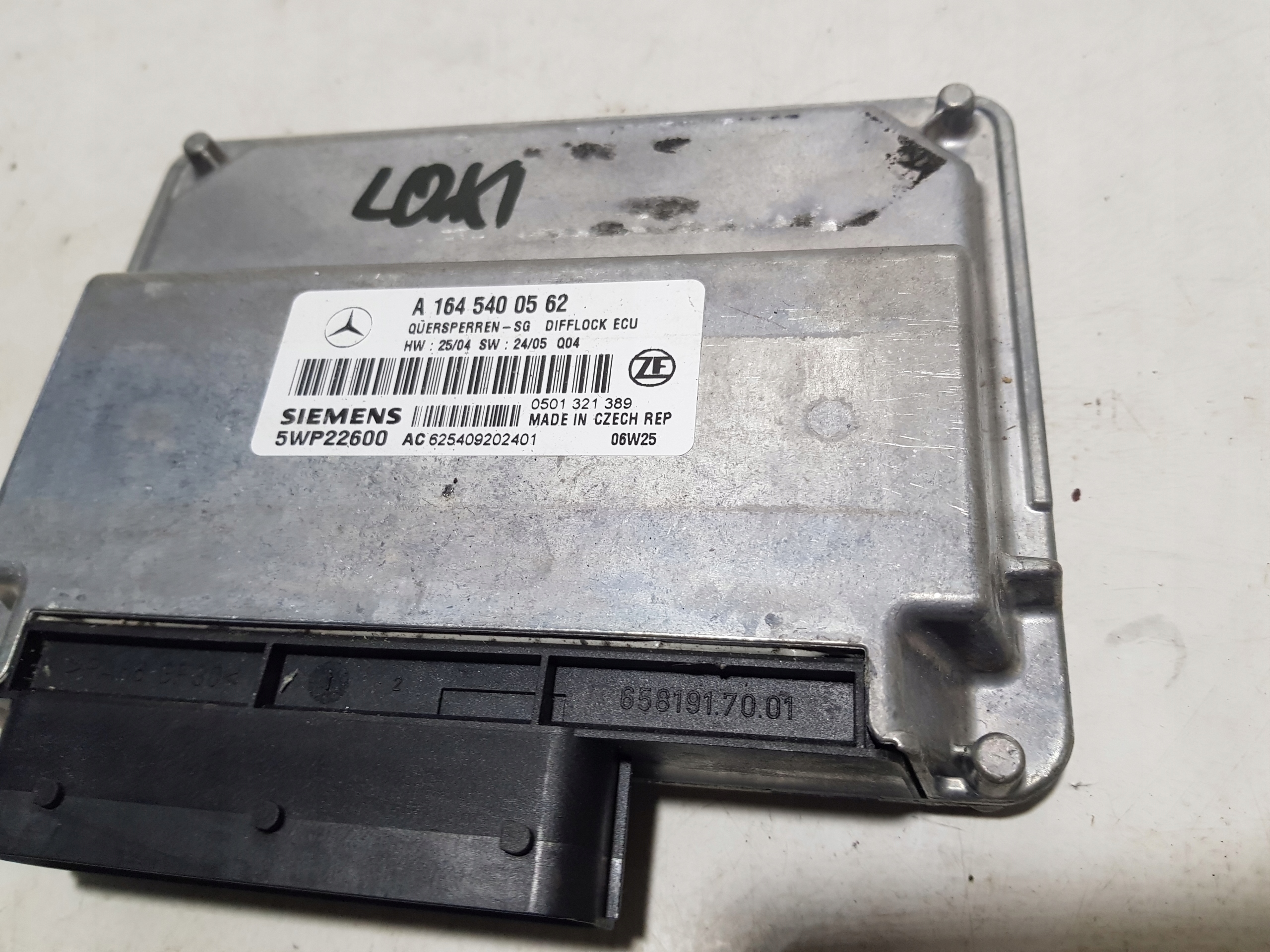 control unit REDUKTORA A1645400562 MERCEDES ML W164