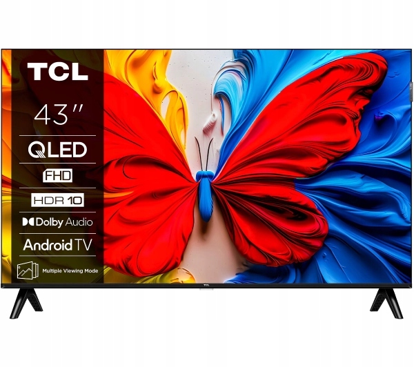 Televízor Tcl 43S5K 43" Qled SmartTV Android FullHD Led WiFi Bluetooth