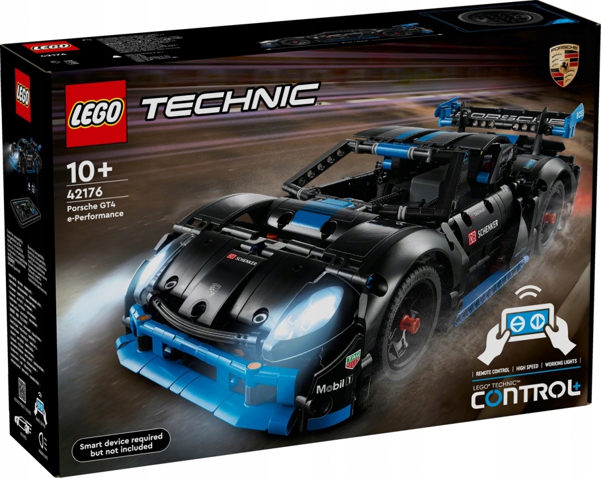 Lego Stavebnice Technic 42176 Závodní auto Porsche GT4 e-Performance