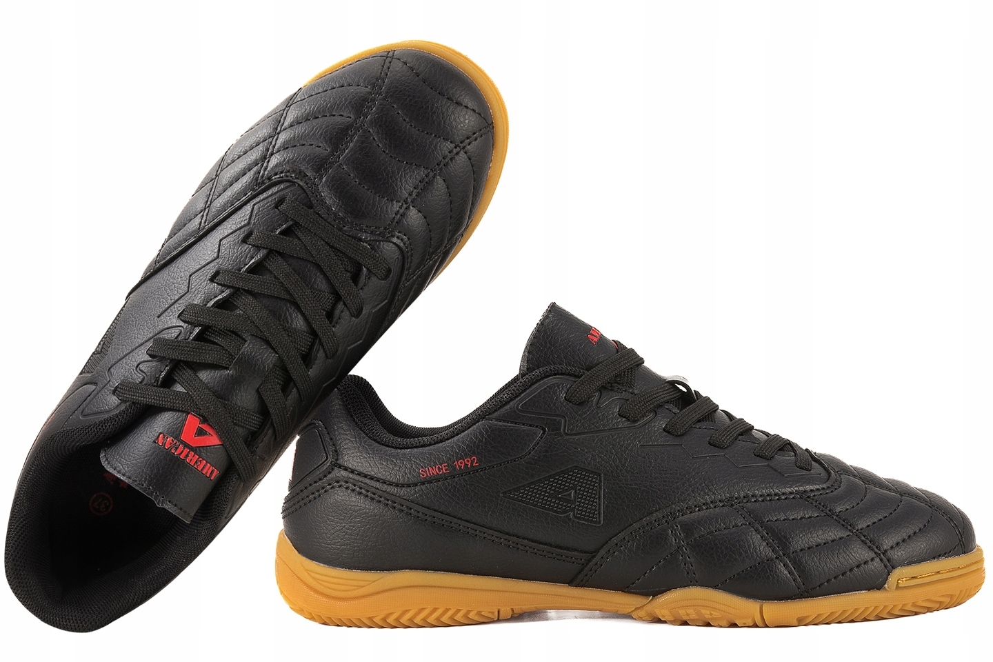 American Club FH67 Sálovky Pro Mládež Sportovní Boty Do Haly Černá 37