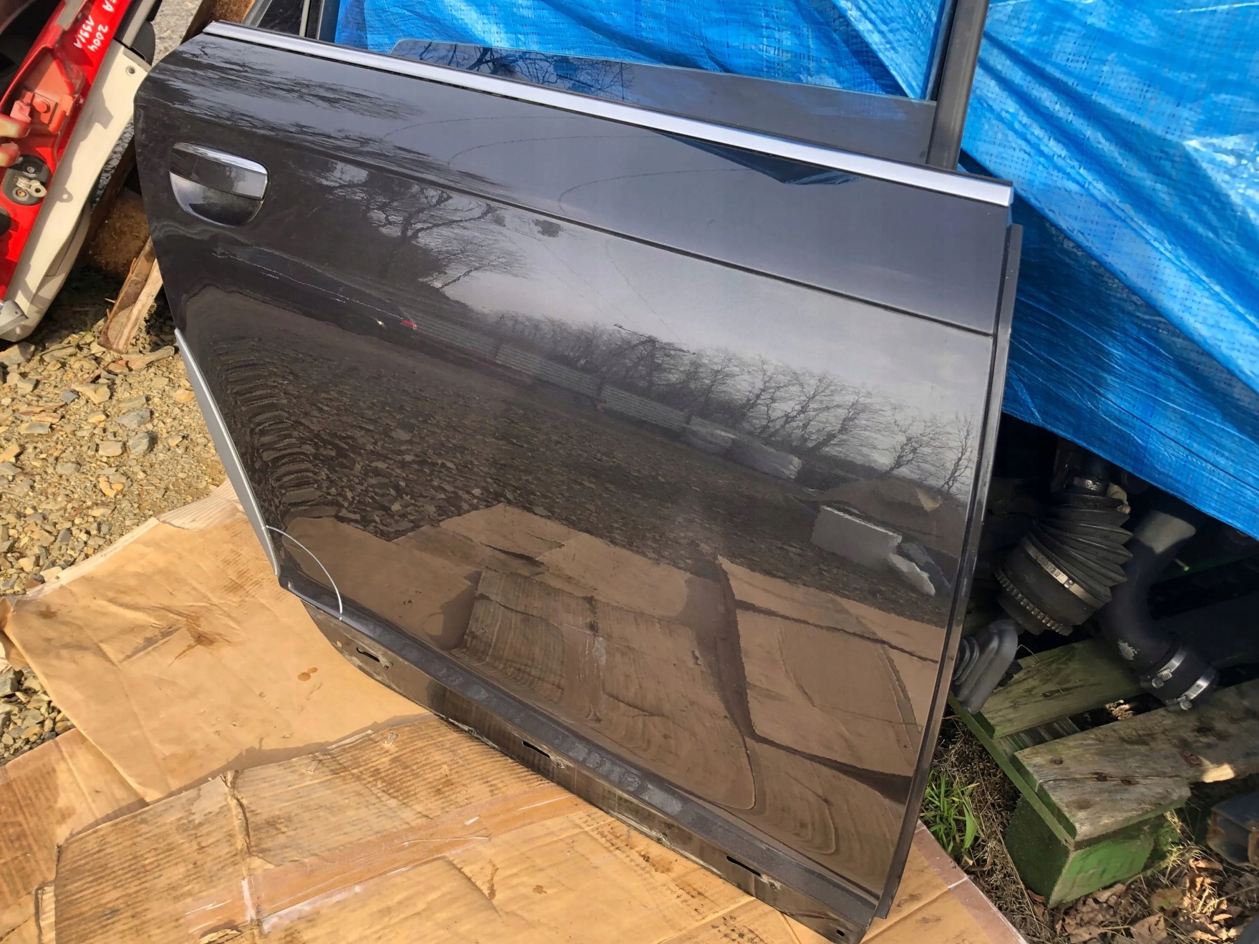 AUDI A6 C6 ALLROAD complete door right rear part LZ7L