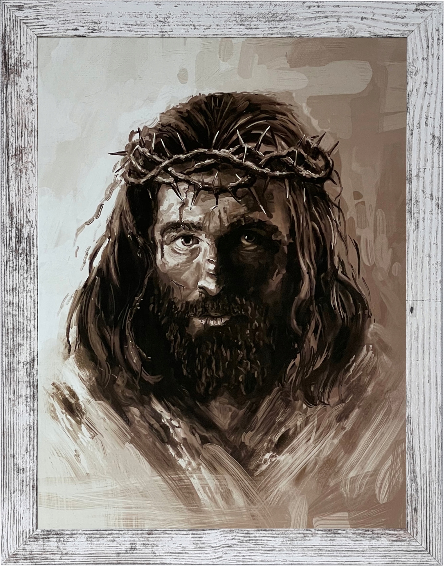 

Obraz 45x35 Jezus Chrystus Nakrapiana Rama