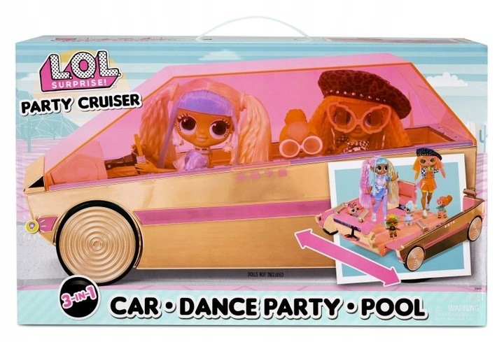 

Lol Surprise Party Cruiser 3w1 Imprezowe auto