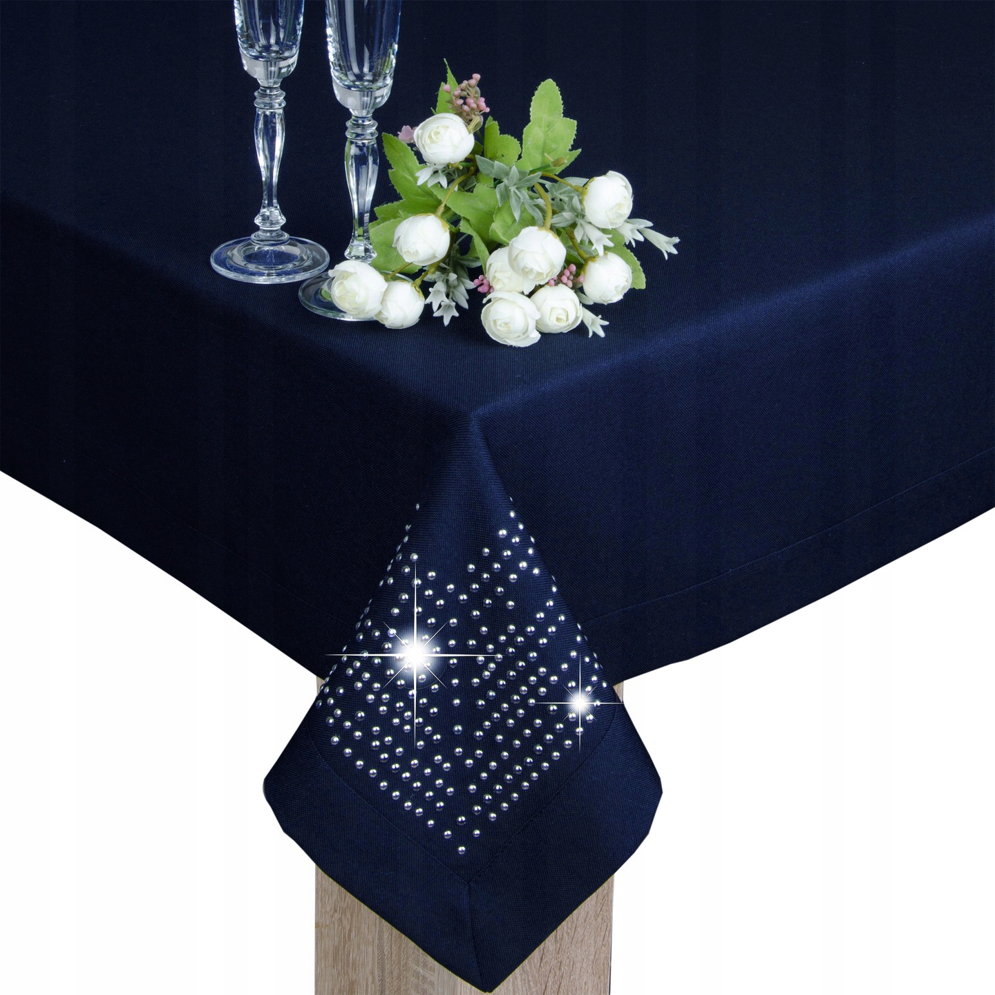 

obrus Panama Decor dżety 220x140 granat