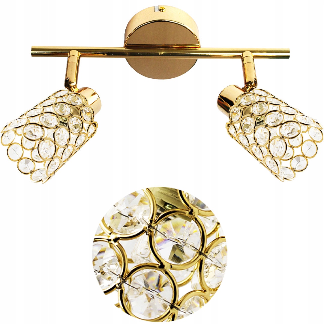 Exkluzivní Stropní Lampa Lišta křišťál