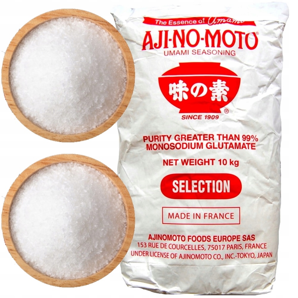 Glutaminian Sodu Gastronomiczny Msg Umami E621 Duży Worek 10kg Ajinomoto